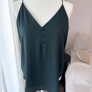 Express Elegant Dark Green Women's Top